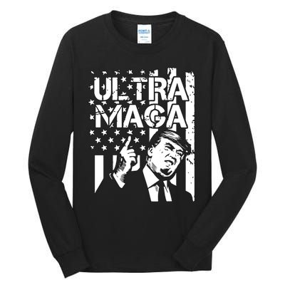 Ultra Maga: The Trump 2024 Republican Revival Tall Long Sleeve T-Shirt