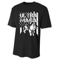 Ultra Maga: The Trump 2024 Republican Revival Performance Sprint T-Shirt