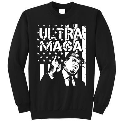 Ultra Maga: The Trump 2024 Republican Revival Tall Sweatshirt