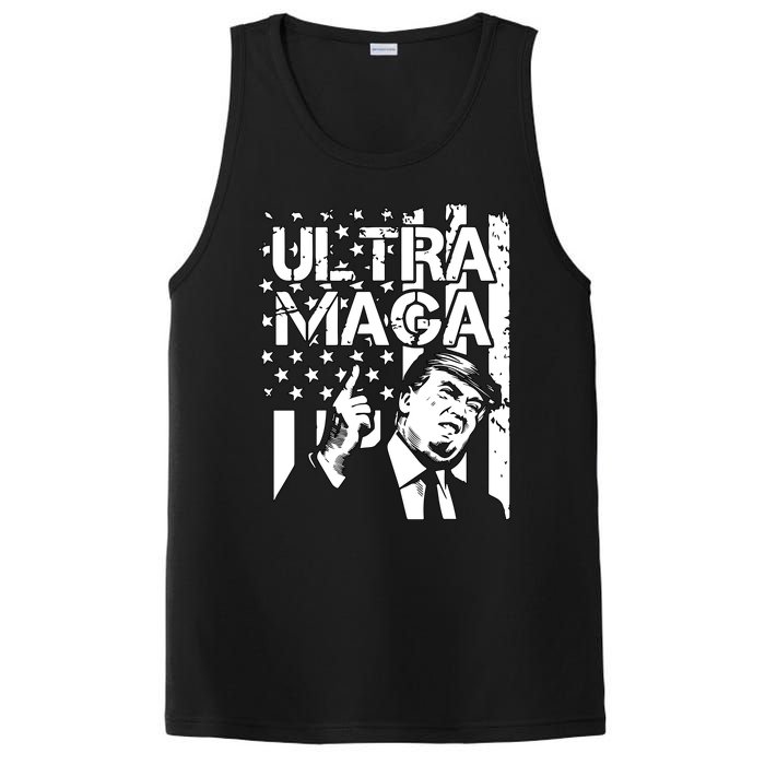 Ultra Maga: The Trump 2024 Republican Revival PosiCharge Competitor Tank