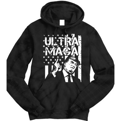 Ultra Maga: The Trump 2024 Republican Revival Tie Dye Hoodie