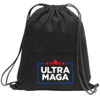 Ultra Maga: Trump 2024 Uniting Republicans Sweatshirt Cinch Pack Bag