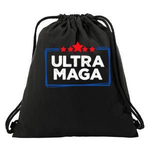 Ultra Maga: Trump 2024 Uniting Republicans Drawstring Bag