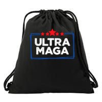 Ultra Maga: Trump 2024 Uniting Republicans Drawstring Bag