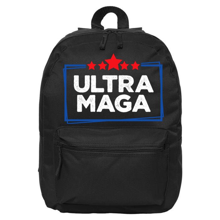 Ultra Maga: Trump 2024 Uniting Republicans 16 in Basic Backpack