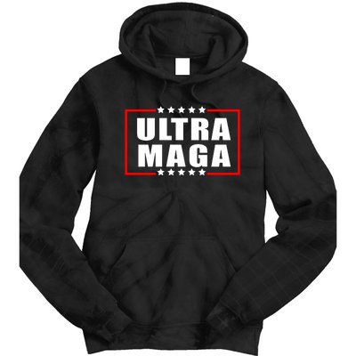 Ultra Maga: Trump 2024 Republican Resurgence Tie Dye Hoodie