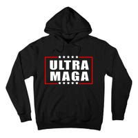 Ultra Maga: Trump 2024 Republican Resurgence Tall Hoodie