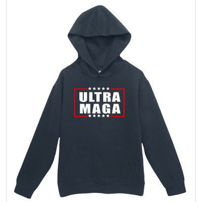 Ultra Maga: Trump 2024 Republican Resurgence Urban Pullover Hoodie