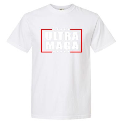 Ultra Maga: Trump 2024 Republican Resurgence Garment-Dyed Heavyweight T-Shirt