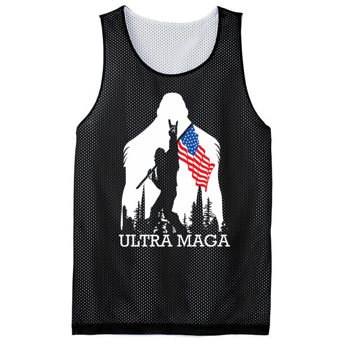 Ultra Maga: Trump 2024 Republican Crusade Mesh Reversible Basketball Jersey Tank