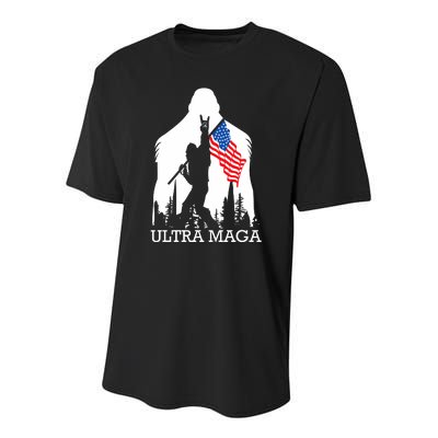 Ultra Maga: Trump 2024 Republican Crusade Youth Performance Sprint T-Shirt