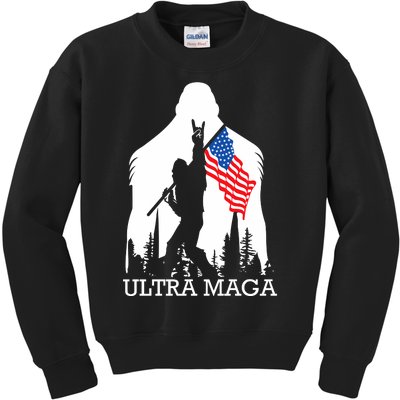 Ultra Maga: Trump 2024 Republican Crusade Kids Sweatshirt