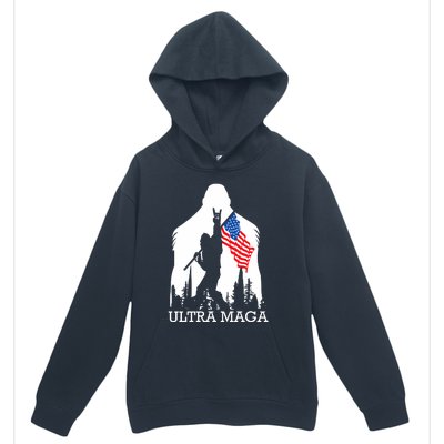 Ultra Maga: Trump 2024 Republican Crusade Urban Pullover Hoodie