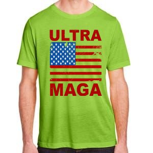 Ultra Maga Trump USA Flag Adult ChromaSoft Performance T-Shirt