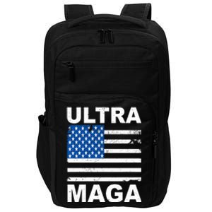 Ultra Maga Trump USA Flag Impact Tech Backpack