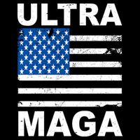 Ultra Maga Trump USA Flag Bucket Hat