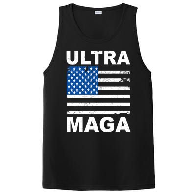 Ultra Maga Trump USA Flag PosiCharge Competitor Tank