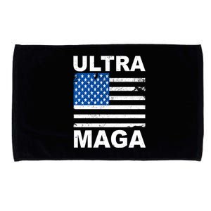 Ultra Maga Trump USA Flag Microfiber Hand Towel