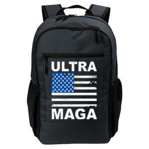 Ultra Maga Trump USA Flag Daily Commute Backpack