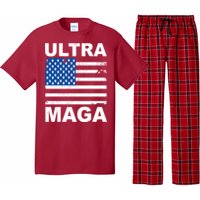 Ultra Maga Trump USA Flag Pajama Set