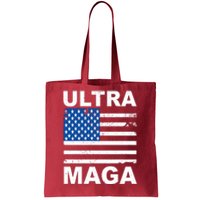 Ultra Maga Trump USA Flag Tote Bag