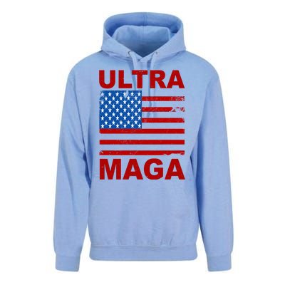 Ultra Maga Trump USA Flag Unisex Surf Hoodie