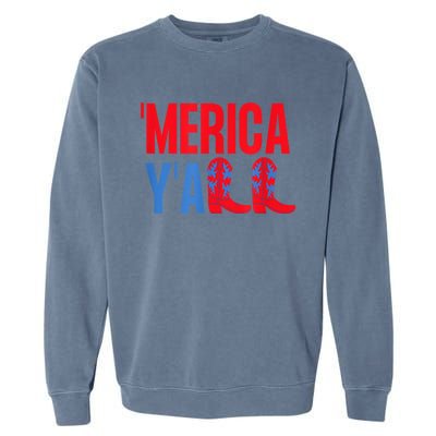 USA Merica Tee Garment-Dyed Sweatshirt