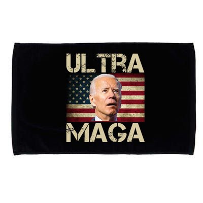 Ultra Maga Usa Flag Joe Biden Funny Microfiber Hand Towel