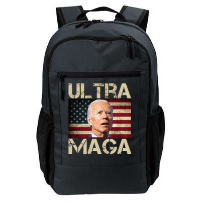 Ultra Maga Usa Flag Joe Biden Funny Daily Commute Backpack