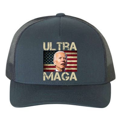 Ultra Maga Usa Flag Joe Biden Funny Yupoong Adult 5-Panel Trucker Hat