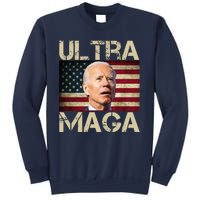 Ultra Maga Usa Flag Joe Biden Funny Sweatshirt