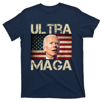 Ultra Maga Usa Flag Joe Biden Funny T-Shirt