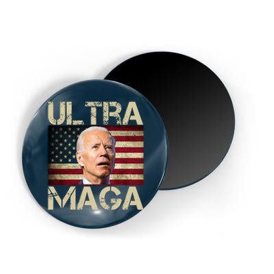 Ultra Maga Usa Flag Joe Biden Funny Magnet