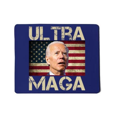 Ultra Maga Usa Flag Joe Biden Funny Mousepad