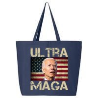 Ultra Maga Usa Flag Joe Biden Funny 25L Jumbo Tote