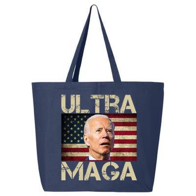 Ultra Maga Usa Flag Joe Biden Funny 25L Jumbo Tote