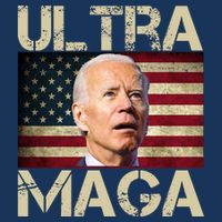 Ultra Maga Usa Flag Joe Biden Funny Baby Bodysuit