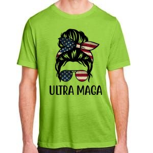 Ultra Maga Usa Female Bun Adult ChromaSoft Performance T-Shirt