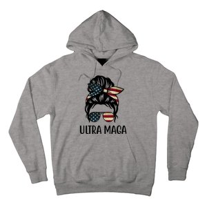 Ultra Maga Usa Female Bun Hoodie