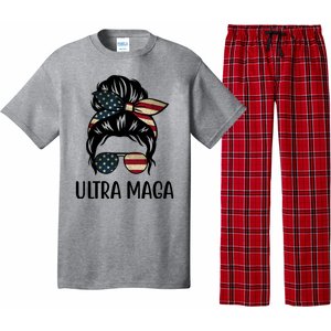 Ultra Maga Usa Female Bun Pajama Set