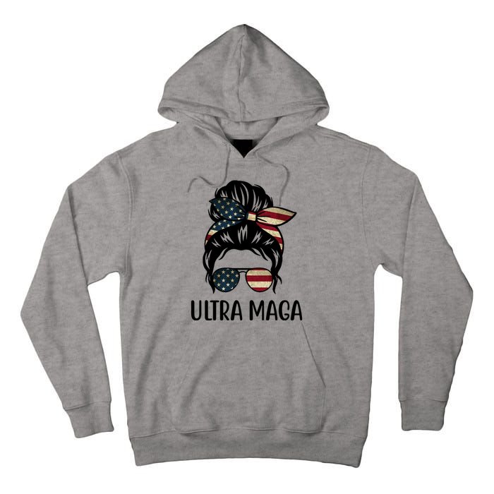 Ultra Maga Usa Female Bun Tall Hoodie