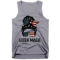 Ultra Maga Usa Female Bun Tank Top