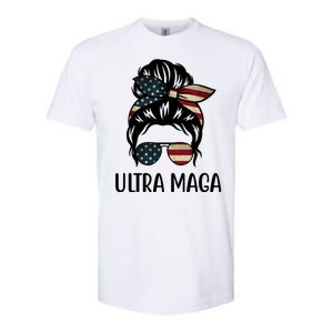 Ultra Maga Usa Female Bun Softstyle CVC T-Shirt