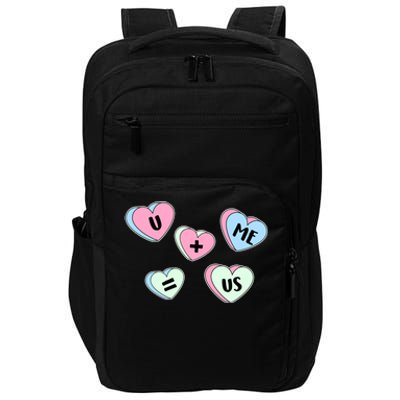 U + Me = Us Valentines Day Candy Gift Impact Tech Backpack