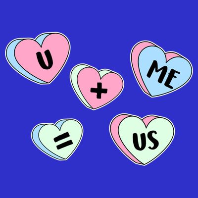 U + Me = Us Valentines Day Candy Gift T-Shirt
