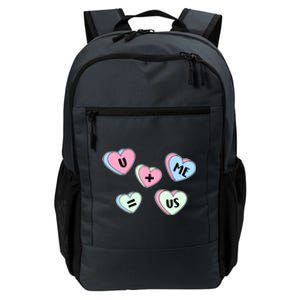 U + Me = Us Valentines Day Candy Gift Daily Commute Backpack