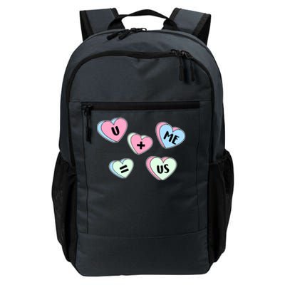 U + Me = Us Valentines Day Candy Gift Daily Commute Backpack