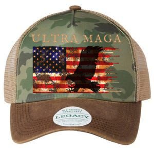 Ultra Maga Conservative Anti Biden Legacy Tie Dye Trucker Hat