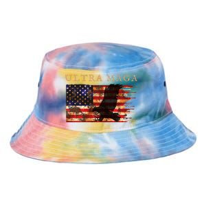 Ultra Maga Conservative Anti Biden Tie Dye Newport Bucket Hat