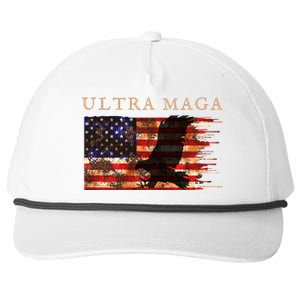 Ultra Maga Conservative Anti Biden Snapback Five-Panel Rope Hat